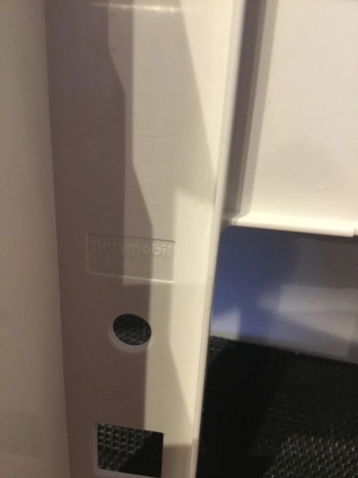 Playmobil mur parois blanc avec ouverture porte entrée pièces détachées maison moderne 9266 - photo numéro 5