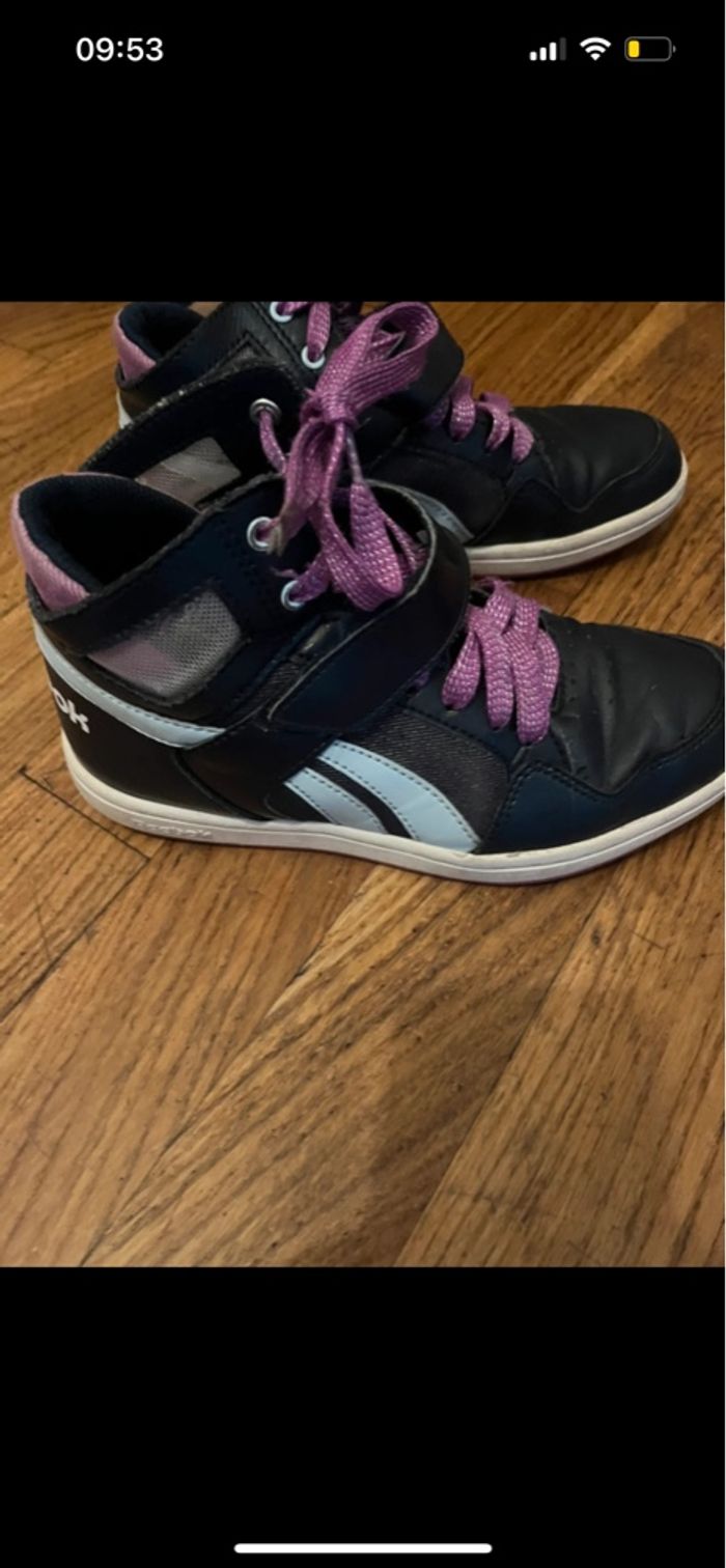 Basket REEBOOK  cuir taille 35 - photo numéro 2