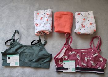 Lot culottes et brassières 10/12 ans