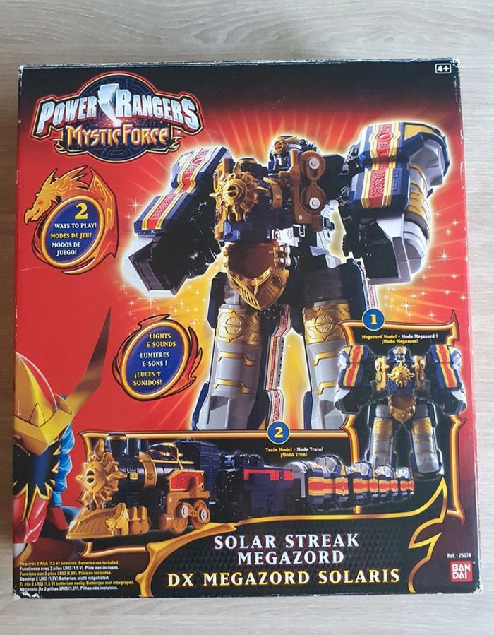 Power Rangers Mystic Force DX Megazord Solar Streak Solaris Bandai 2006 - photo numéro 3