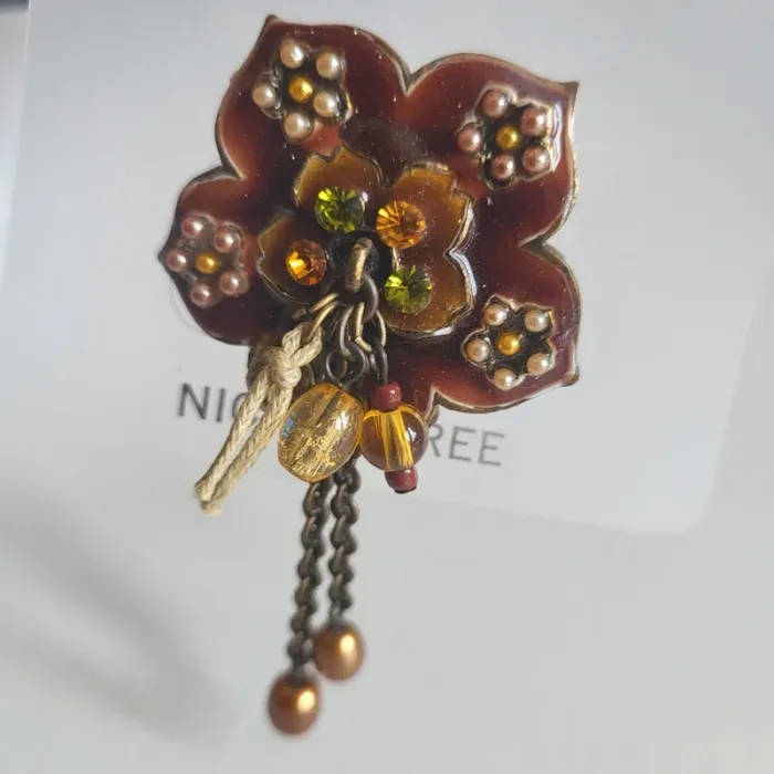Broche fleur - photo numéro 2