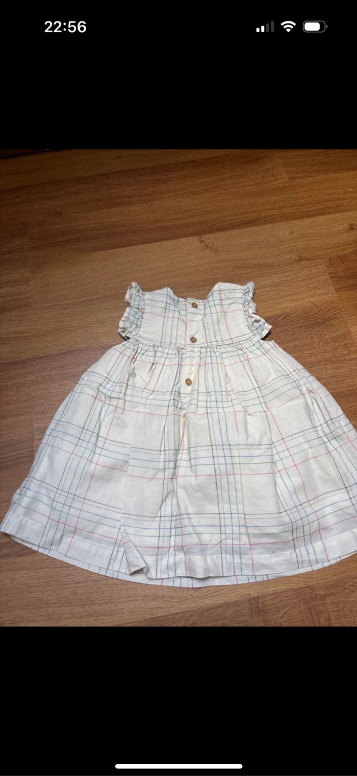 Ensemble robe et bloomer été bébé fille bout’chou 12 mois neuf - photo numéro 6