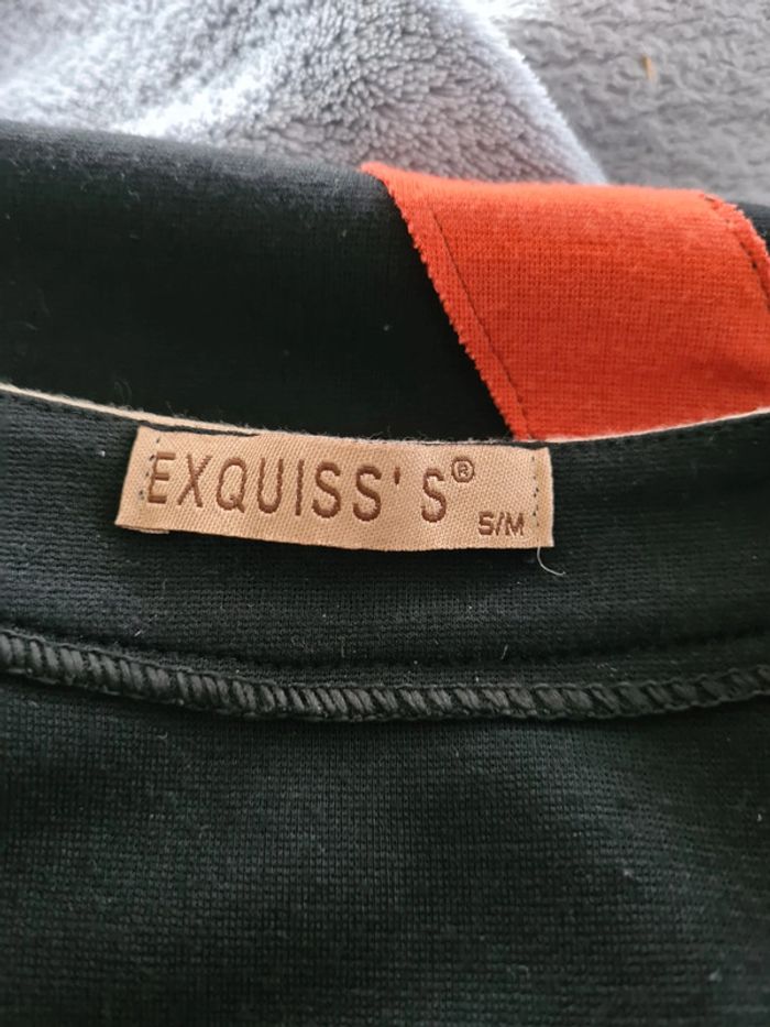 Robe noir fendu Exquiss's taille S - photo numéro 5