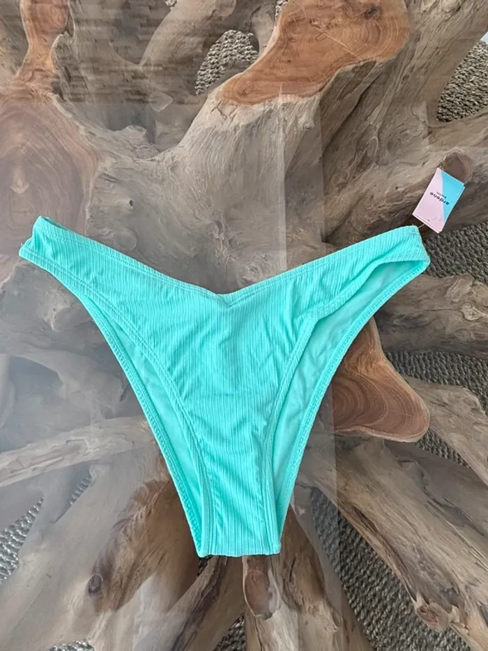 Bas de maillot de bain Ardene swim femme vert menthe échancré