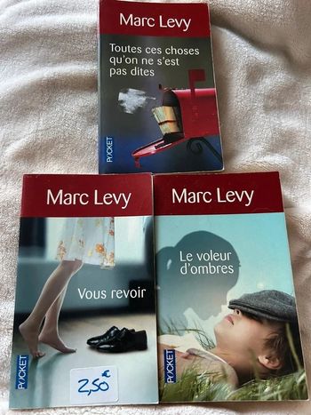 Lot de 3 livres de poches Marc Lévy