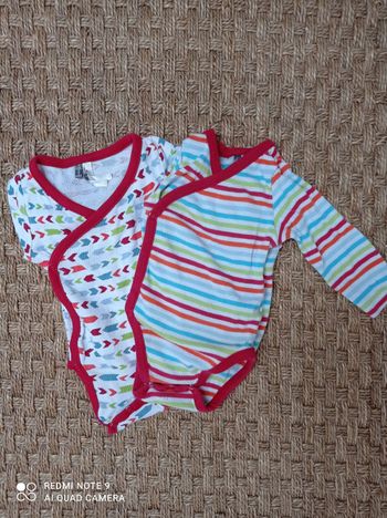 Lot de 2 bodys manches longues orchestra