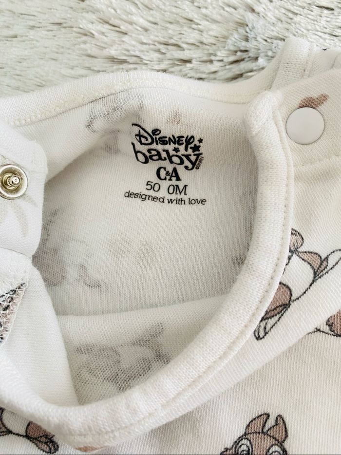 Ensemble Lot 2 barboteuses C&A Disney Baby Naissance Lapin Pan Pan - photo numéro 5