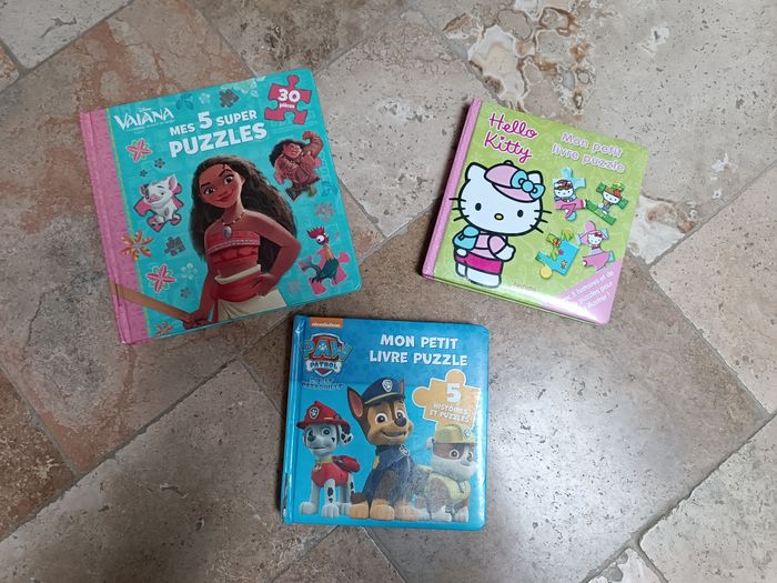 Lot de 3 livres puzzles