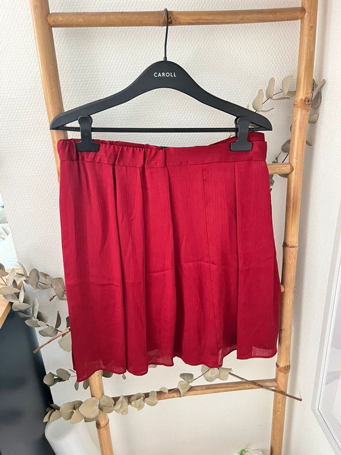 Jupe rouge carmin 40 - photo numéro 4