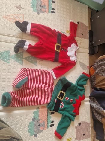 Lot 2 pyjamas noel 3 mois