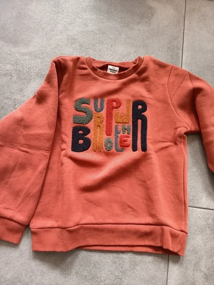 sweat super brother tape à l'oeil 8 ans - photo numéro 3