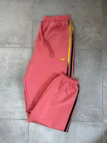 Rare - Pantalon de traning Adidas femme rose et jaune taille 38, médium comme neuf