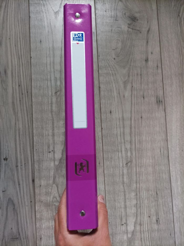 Grand classeur Oxford violet neuf - photo numéro 2