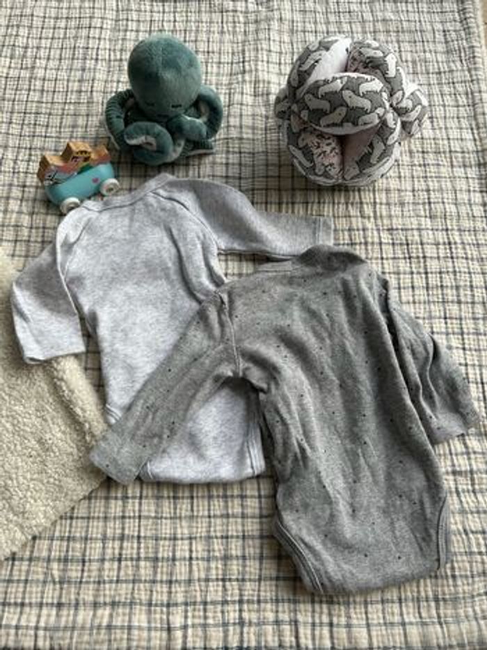 2 bodies manches longues mixte - photo numéro 4