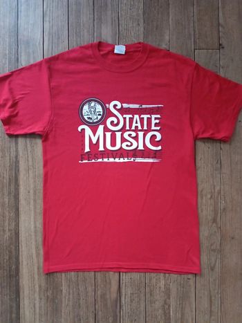 T-shirt State Music Festival kansas hight school 2022 rouge M