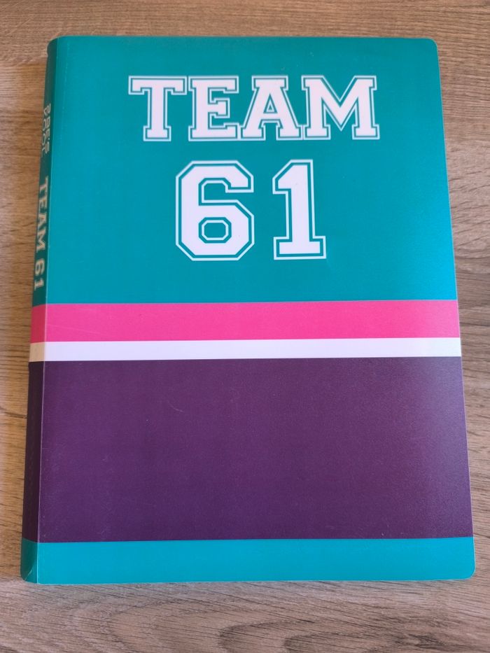 Cahier porte vue neuf Team 61