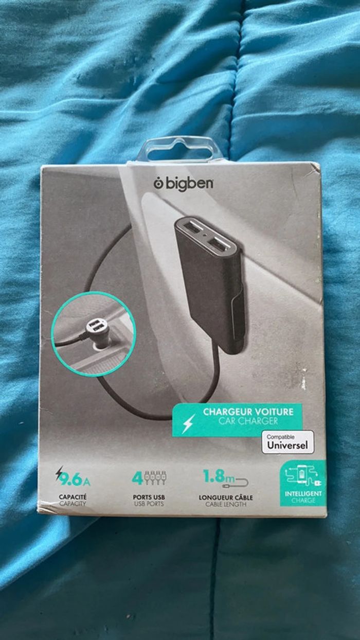 Chargeur voiture bigben