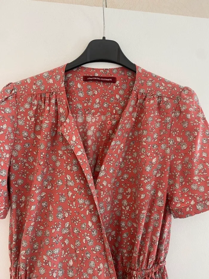Robe cache coeur comptoir des cotonniers fleurie en 36 - photo numéro 3
