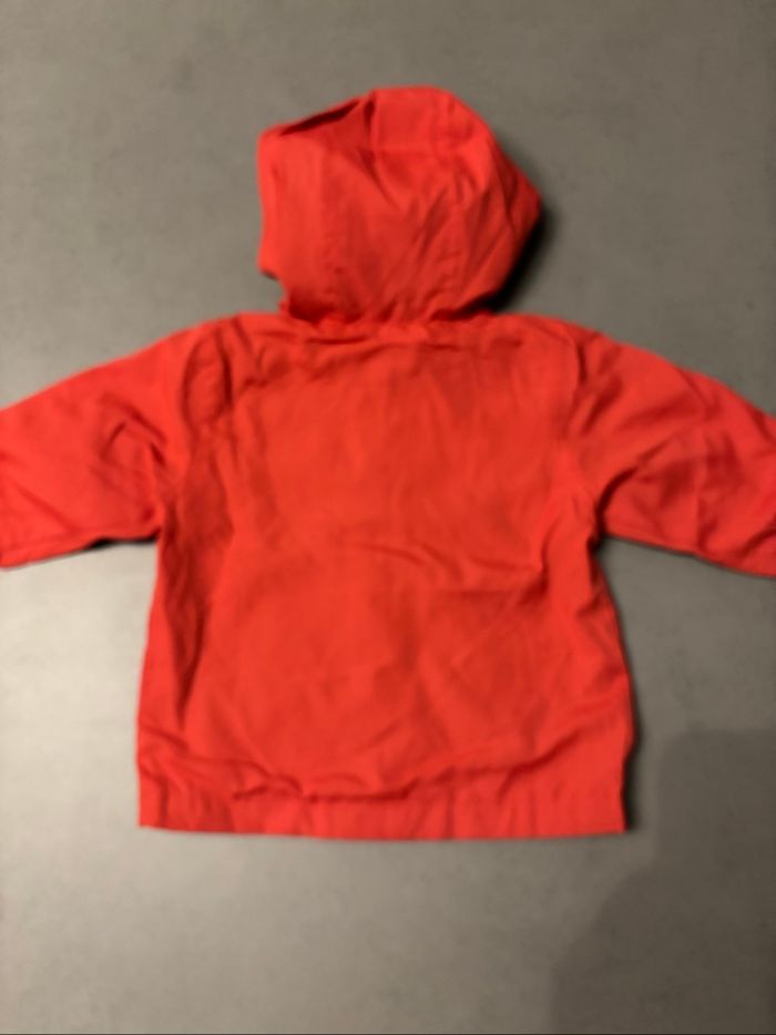Coupe vent rouge kimbaloo taille 6 mois - photo numéro 3