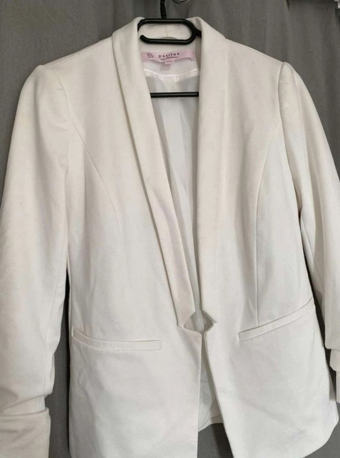 Veste blazer blanche - photo numéro 9