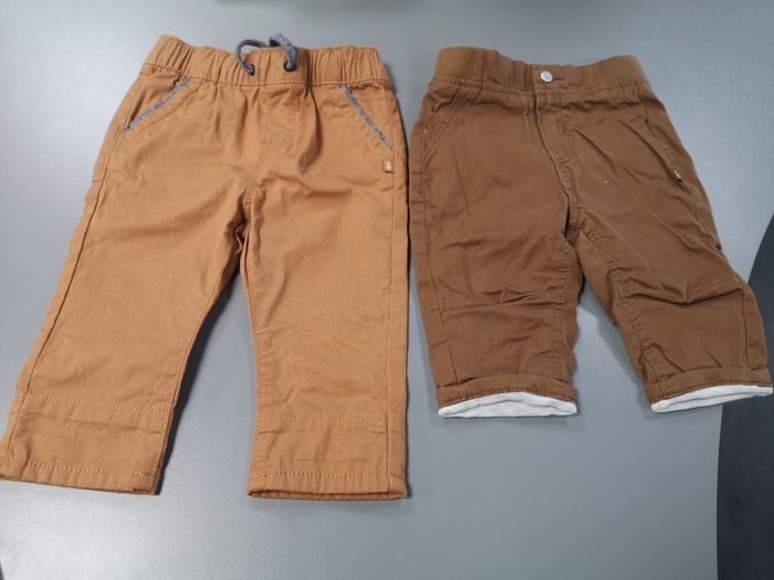 Lot de 2 pantalons neufs 6 mois