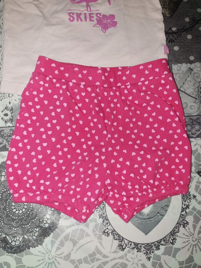 Ensemble short et débardeur 6/9 mois - photo numéro 4