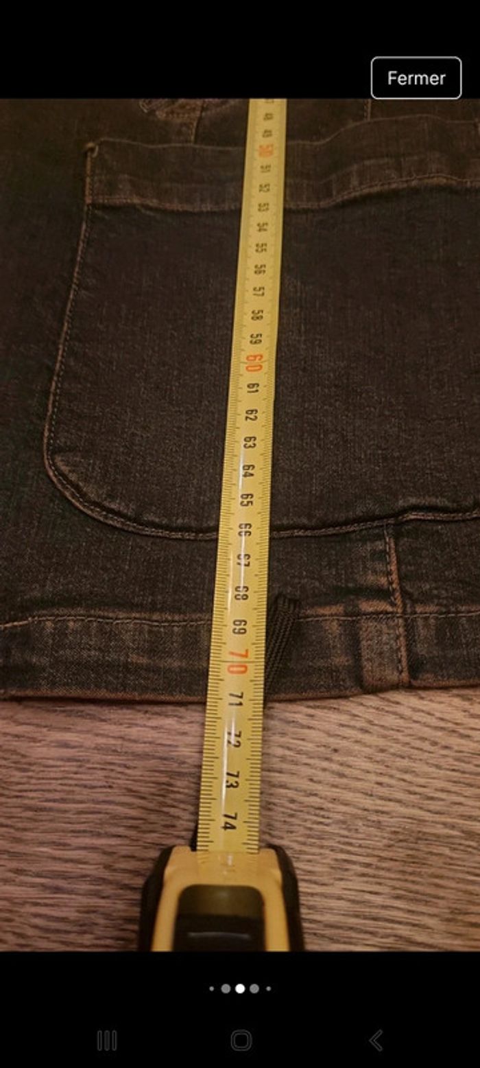 Veste en Jean marine et marron Olsen fr 46 - photo numéro 9