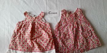Lot de 2 robes 6 mois