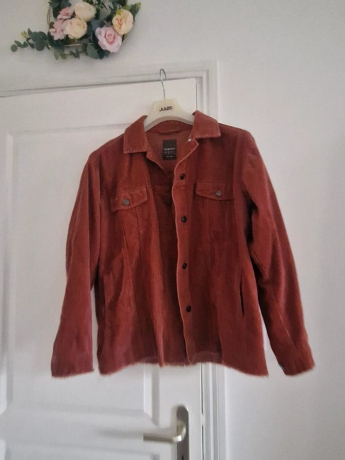 Veste/ Surchemise cotelé rose brûlée primark - photo numéro 3