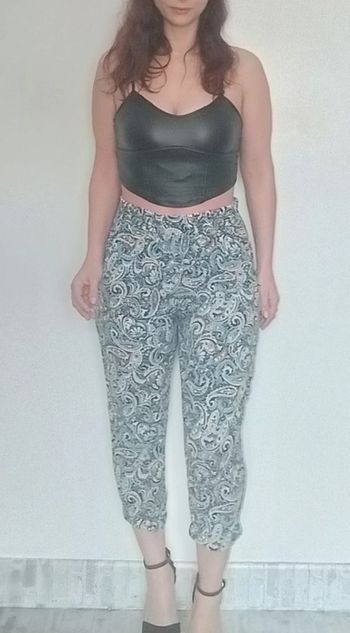 Pantalon court été fluide coloré taille 38/40