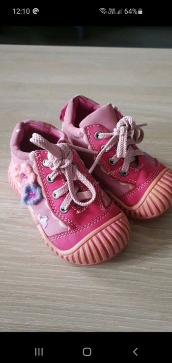 chaussures rose Adelie