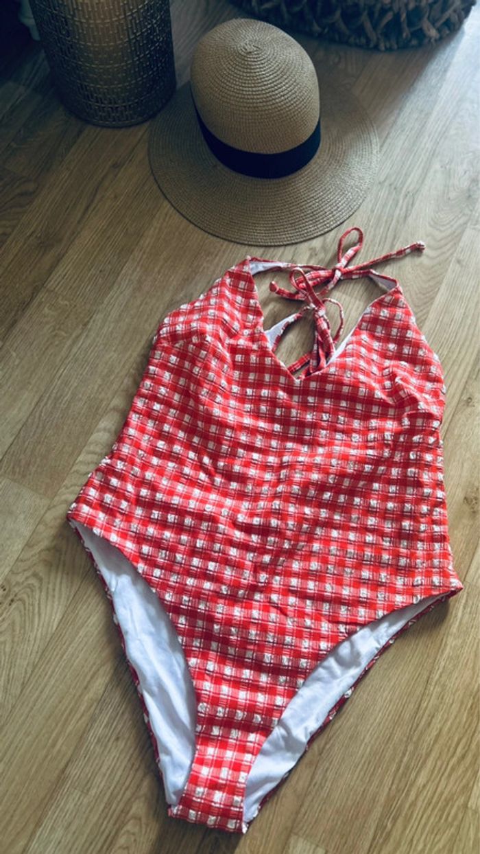 Sublime maillot bain femme Vichy style pin up ASOS design - photo numéro 3