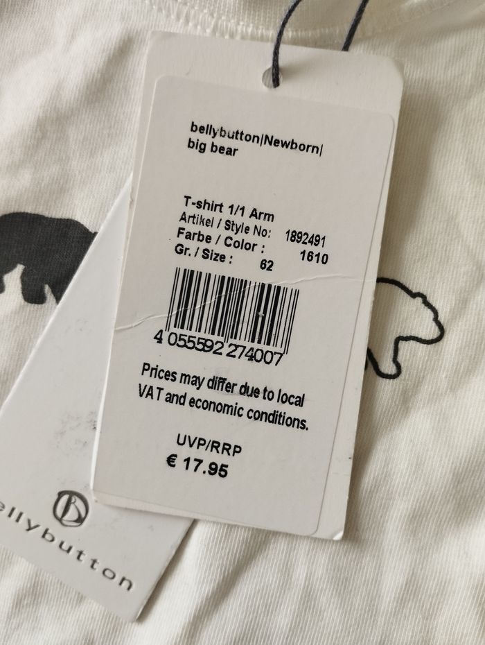 T-shirt manches longues bellybutton neuf 3 mois - photo numéro 2