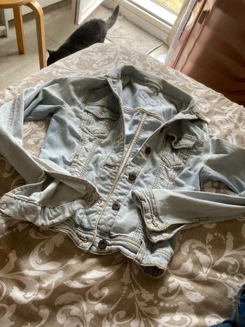 Veste en jean, bleu ciel, taille xs, Jennyfer