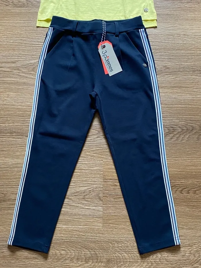 Ensemble pantalon fluide et tee shirt assorti 5 ans - photo numéro 2