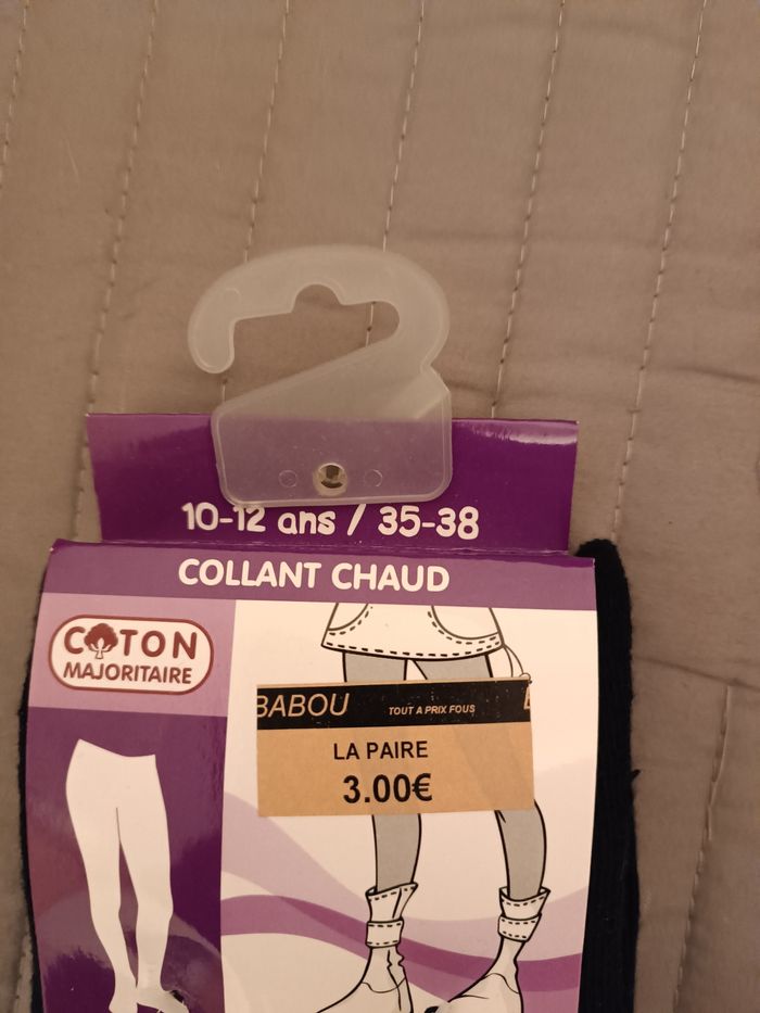 Collant chaud noir - photo numéro 2