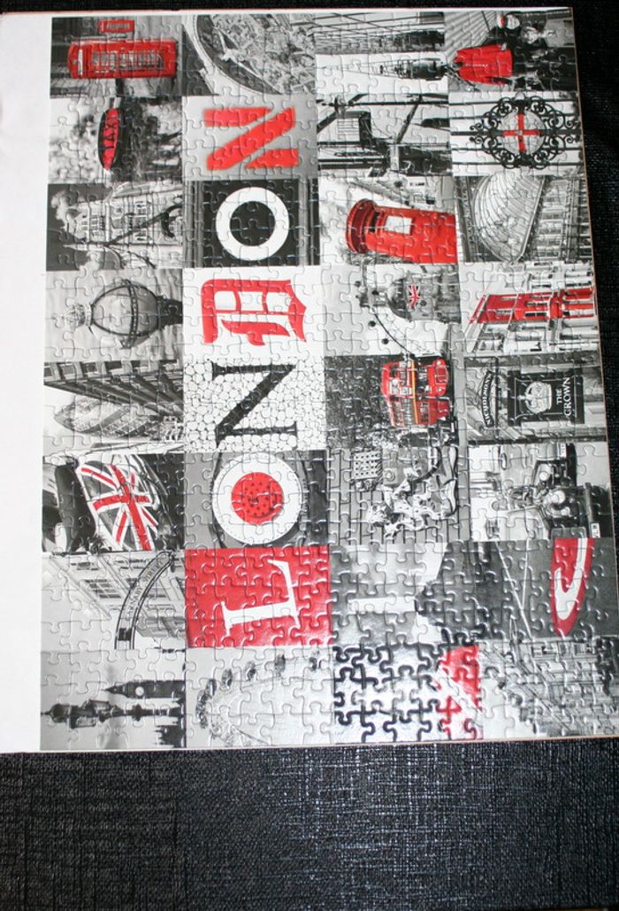 Puzzle 500 pièces Souvenir de Londres par Jean Jacques Bernier NATHAN - photo numéro 2