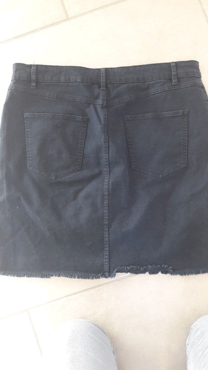 Jupe en jeans marine Kiabi 42 tres bon etat - photo numéro 8
