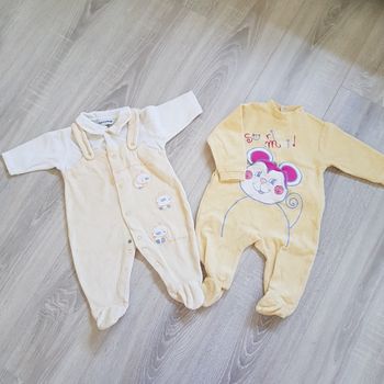 Lot de 2 pyjamas 3 mois