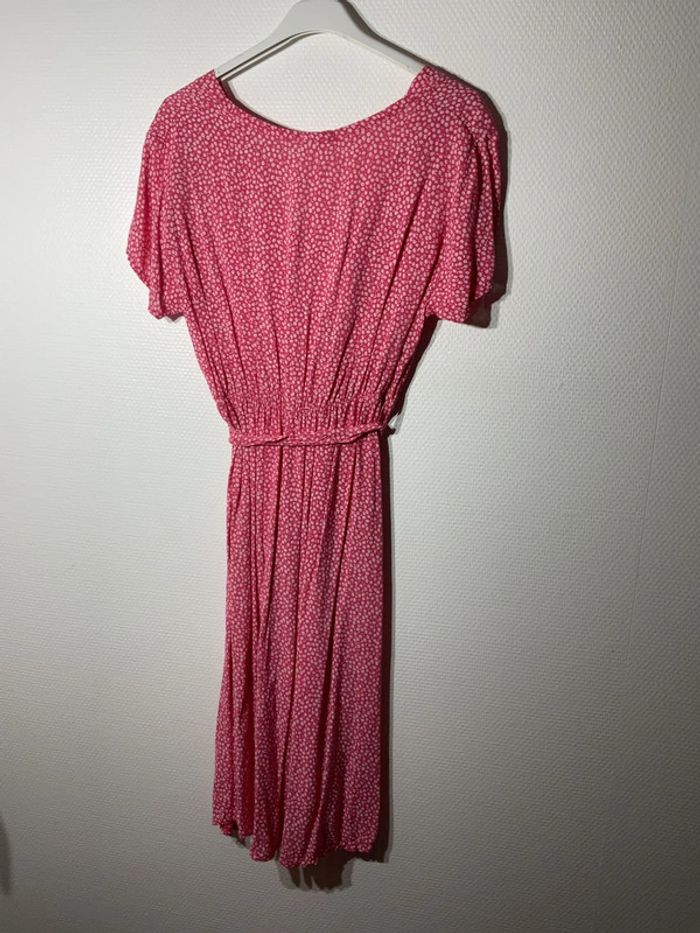 Robe fleuris femme taille unique (36-40)- zelia- neuve avec étiquette - photo numéro 3