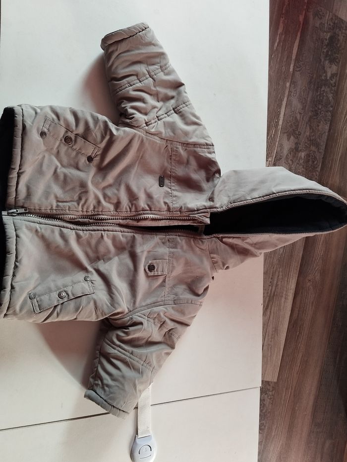 Manteau 12 mois gris