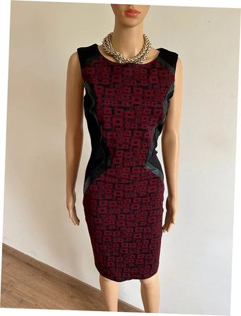 Robe noire et bordeaux neuve sans manches Jus d'Orange taille 1