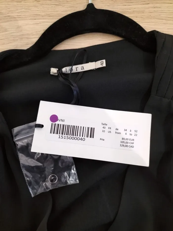 Blouse manches longues noir - photo numéro 4