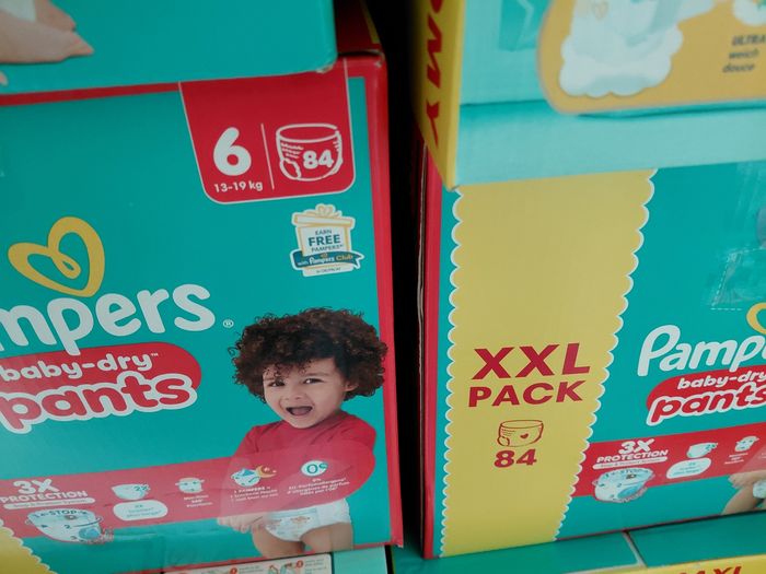 2 paquets pampers xxlpack gigapack pants taille 6