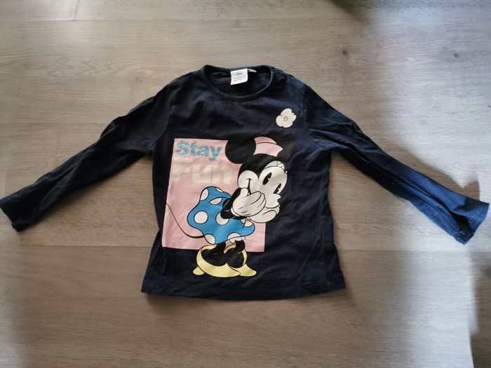 T shirt manche longue minnie 3 ans