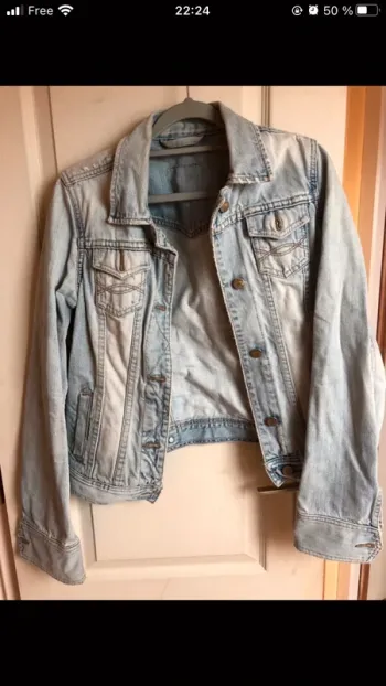 Veste en jean femme (bleu clair), M / 38 / 10