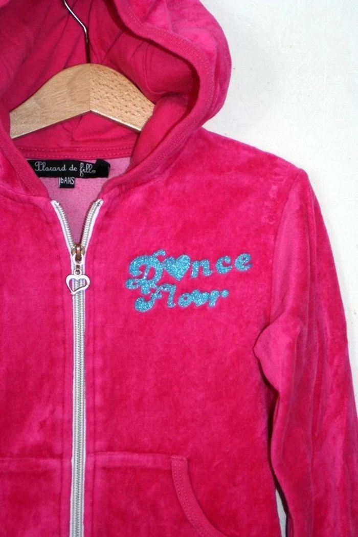 Sweat à capuche en velours Placard de Fille 6 ans - photo numéro 2