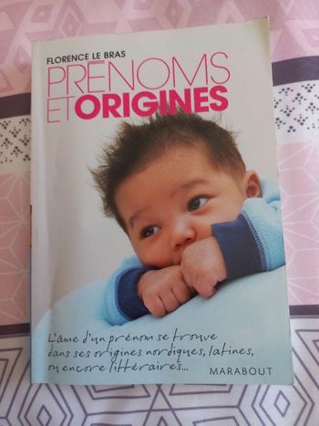 Livre prénom garçon et origines