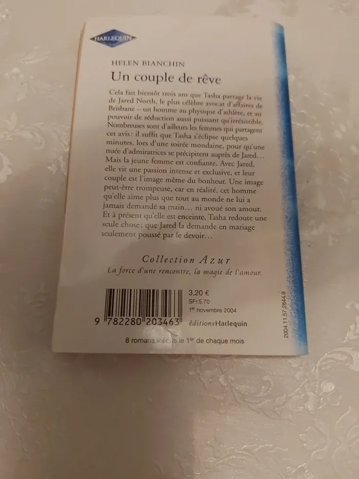 Livre Harlequin Un couple de rêve - photo numéro 2