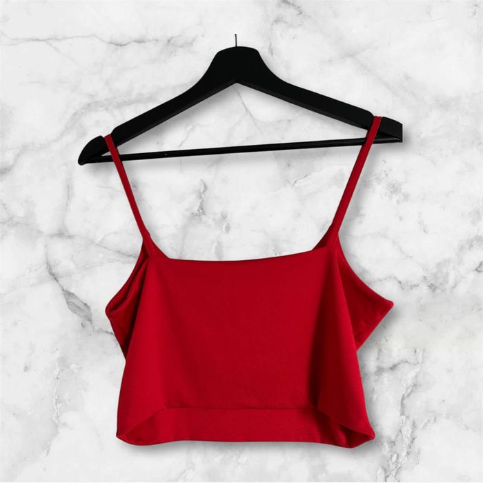 Crop top rouge - photo numéro 3